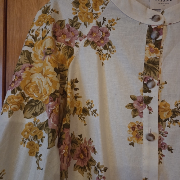 Sezane Caprice Floral Dress In Ella - Picture 8 of 14